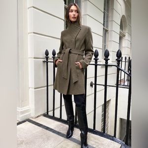 Artizia Babaton Navy Blue Connor Wool Pea Coat